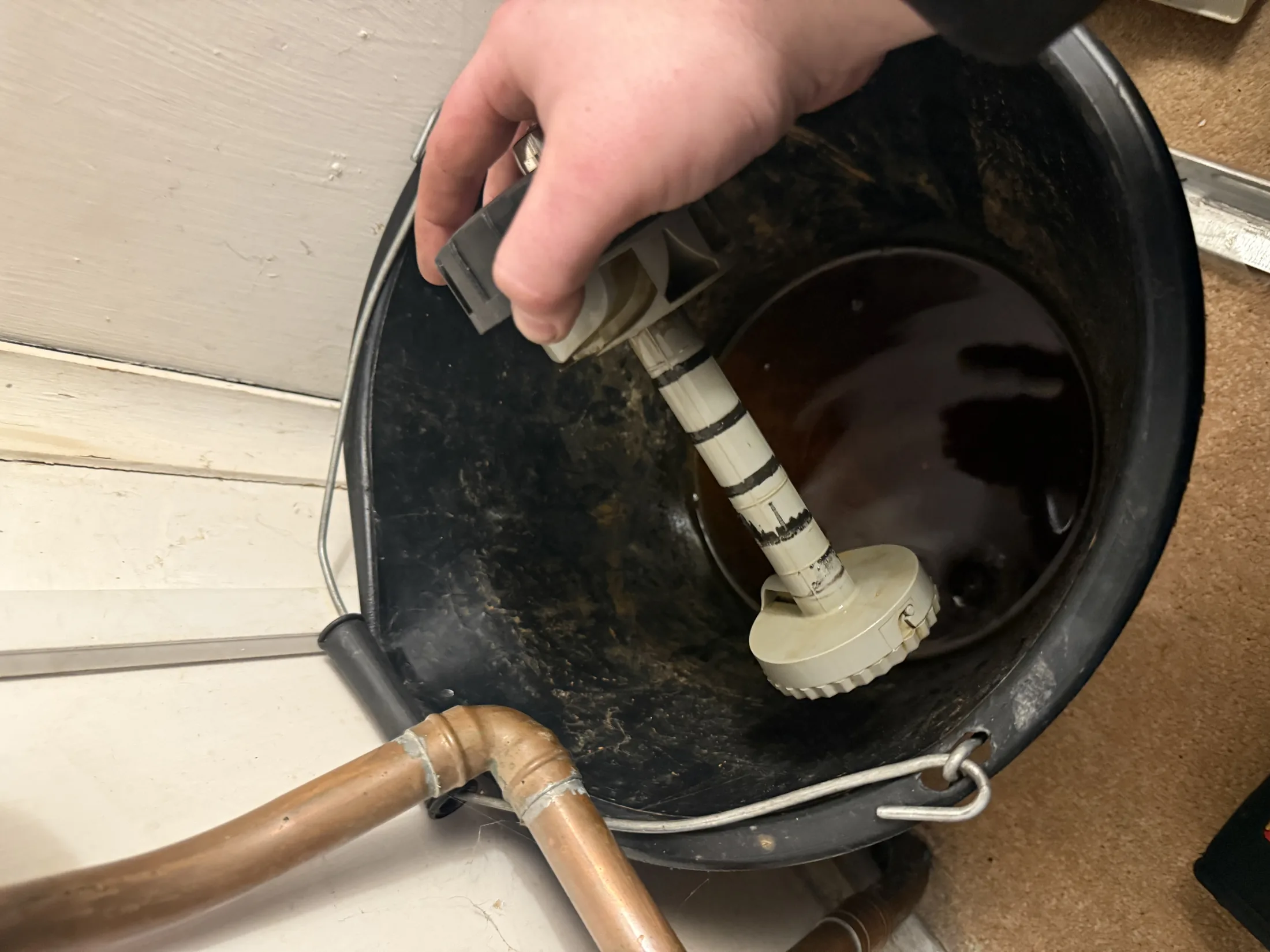 Faulty boiler component identified and removed