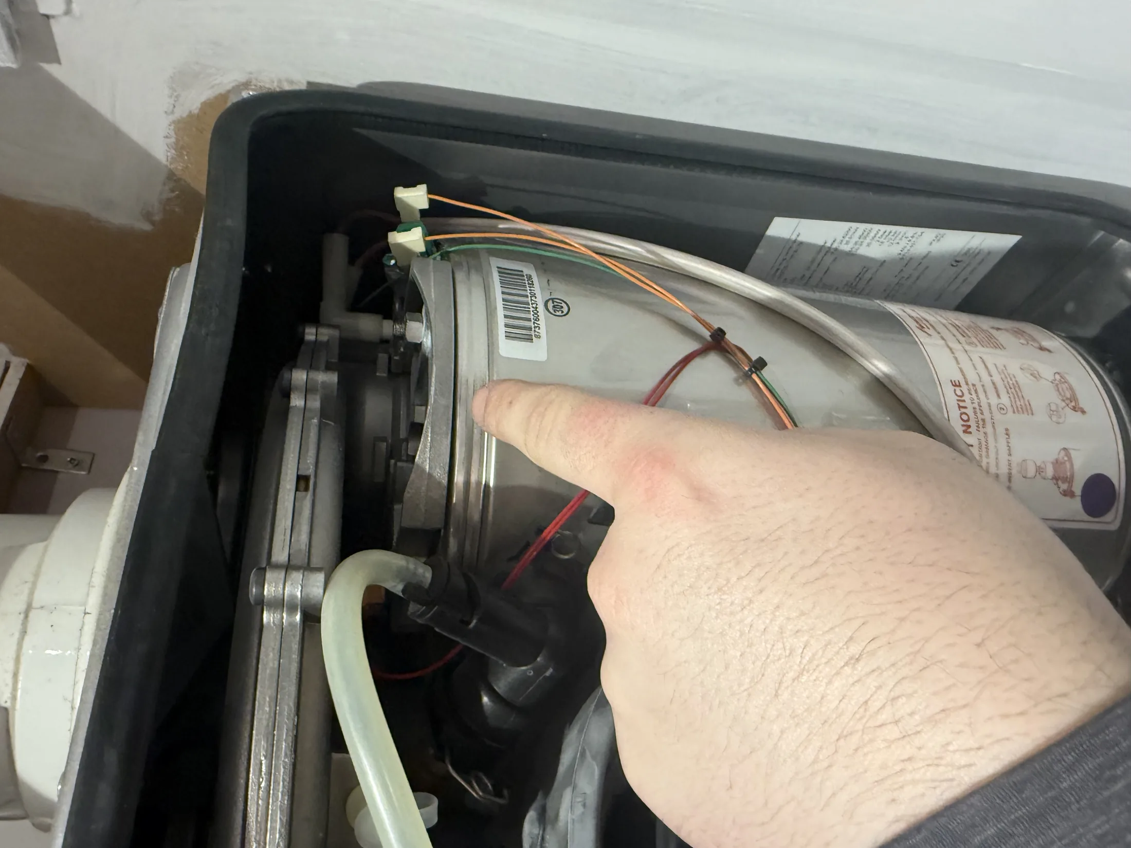 Central heating system diagnostic underway